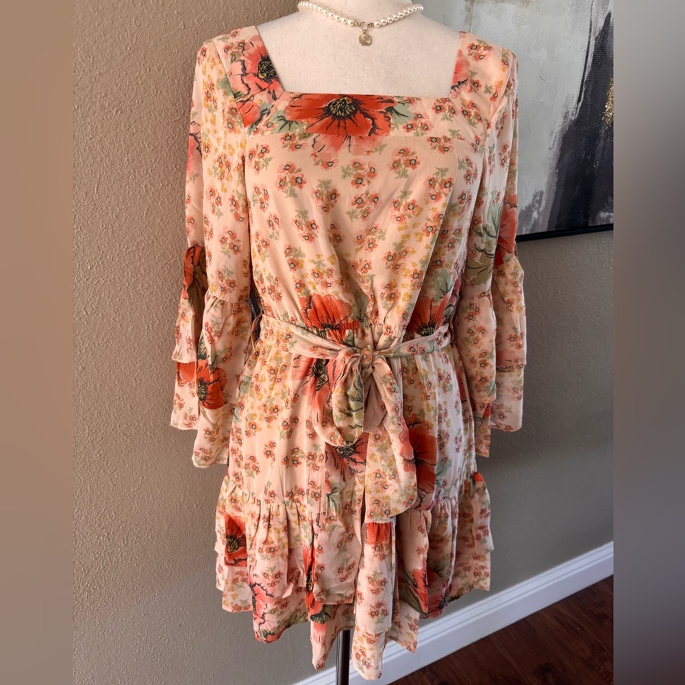 Floral Print Women's Dress